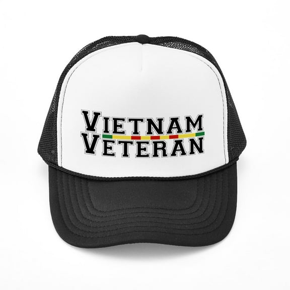 CafePress - Vietnam Veteran - Adjustable Unisex Printed Trucker Hat with Mesh Back