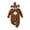 # Brown, variant on PEASKJP Fall Winter Newborn Boy Clothes Baby Bodysuit Boy Girl Clothes Soft Newborn Infant Outfit Long Sleeve Romper Brown,9-12 Months