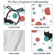 thumbnail image 4 of Men's Shorts Casual Elastic Waist Drawstring Summer Beach Shorts,Seamless Rat with Cute Cats,M, 4 of 5