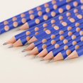 thumbnail image 2 of 12 Uds lápiz triangular corrección escritura postura lápiz escuela Oficina papelería lápiz para niños principiantes oso de fresa Electrónica, 2 of 4
