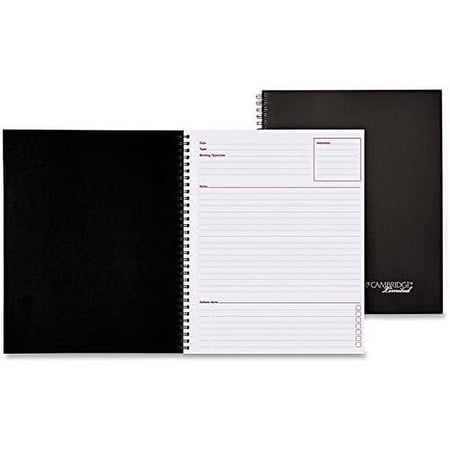 Cambridge Limited Meeting Notebook, 8 1/2 X 11, 80 Ruled -- Sold As 2 Packs Of - 1 - / - Total Of 2 Each