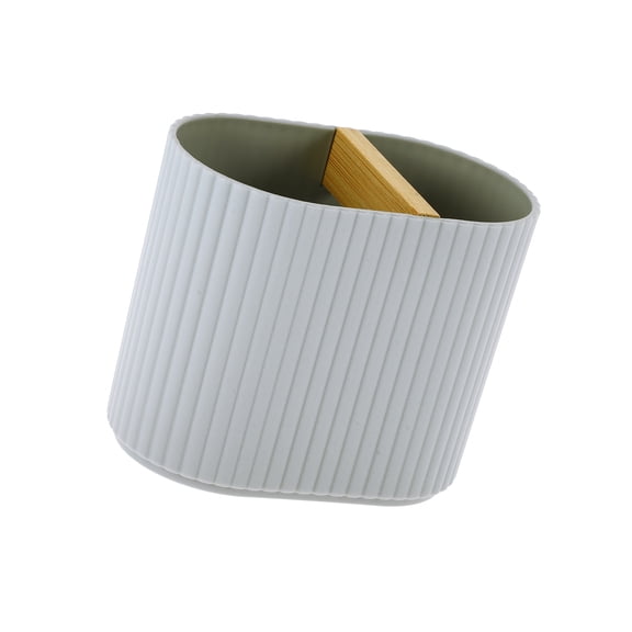 Vocoste 1 Pc Lightweight Toothbrush Holder for Bathroom in Gray Color Ideal for Compact Spaces