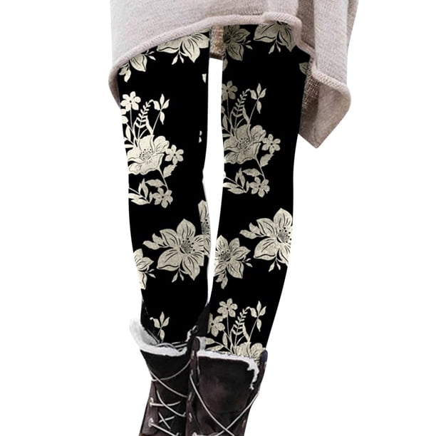 Pantalones mujer Gibobby Cintura Recta Suelta Leggings Algodón Color Sólido Casual Pantalón Midi Pantalones(Negro, XXL)