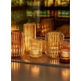 thumbnail image 5 of Serene Spaces Living Clear Ribbed Glass Votive Holder, Wedding, Christmas, Pack of 32, 5 of 6