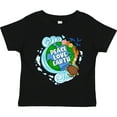 thumbnail image 3 of Inktastic Earth Day Peace Love Earth with Turtle and Waves Boys or Girls Toddler T-Shirt, 3 of 5