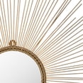 thumbnail image 3 of Safavieh  Marinda Braided Gold Sunburst 41-inch Decorative Mirror - 41" x 41" x 0.8", 3 of 5