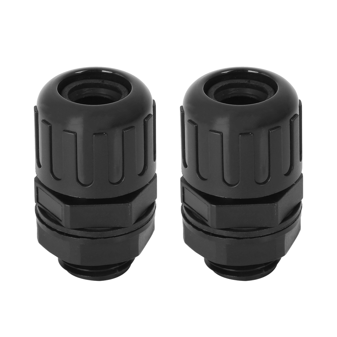 Cable Gland Nylon Plastic Connectors with Lock Nut and Gaskets M16x1.5