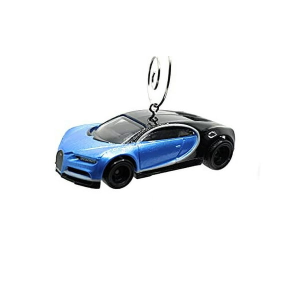 Christmas Ornament for 2016 Bugatti Chiron Blue & Black