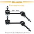 thumbnail image 7 of 2pcs Front Sway Bar Links Stabilizer?Links for Ford Crown Victoria for Lincoln Town Car Suspension Kit, 7 of 7