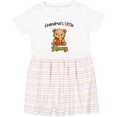 thumbnail image 3 of Inktastic Grandma's Little Honey Bear Girls Toddler Dress, 3 of 5