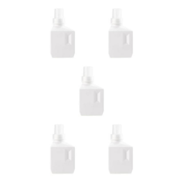 VONKY Laundry Bottle with Label Large Capacity for Home Detergent Use White 1000ML Standard 5Set