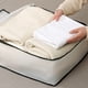 thumbnail image 5 of Organizadores de armario y almacenamiento, caja de almacenamiento de plástico plegable para guardar debajo de la cama, bote de basura inodoro a prueba de humedad, adecuado para almohadas, abrigos, man, 5 of 8