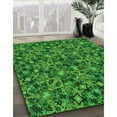 thumbnail image 2 of Ahgly Company Indoor Rectangle Patterned Deep Emerald Green Area Rugs, 7' x 9', 2 of 6