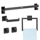 thumbnail image 1 of VEVOR - Juego de 5 accesorios de baño, barra para toallas de 24 pulgadas, color negro mate, 1 of 9
