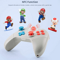 thumbnail image 3 of Manette - Manette Sans Fil Avancée pour Nintendo Switch, avec NFC & Contrôle de Mouvement, Amiibo Intégré & Fonction Réveil, Mode Réglable Rumble & Turbo, Support PC/Android, Rechargeable, 3 of 5