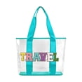 thumbnail image 2 of Hbdhejl Transparent Large Capacity Beach Bag Travel Storage Bag Convenient Portable Cosmetic Bag, 2 of 7