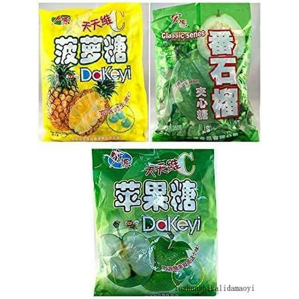Hong Yuan Pineapple Guava Green Apple Lychee Candy Classic Hard Candy