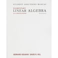 thumbnail image 1 of Pre-Owned Student Solutions Manual for Elementary Linear Algebra with Applications (Paperback) 013229656X 9780132296564, 1 of 1