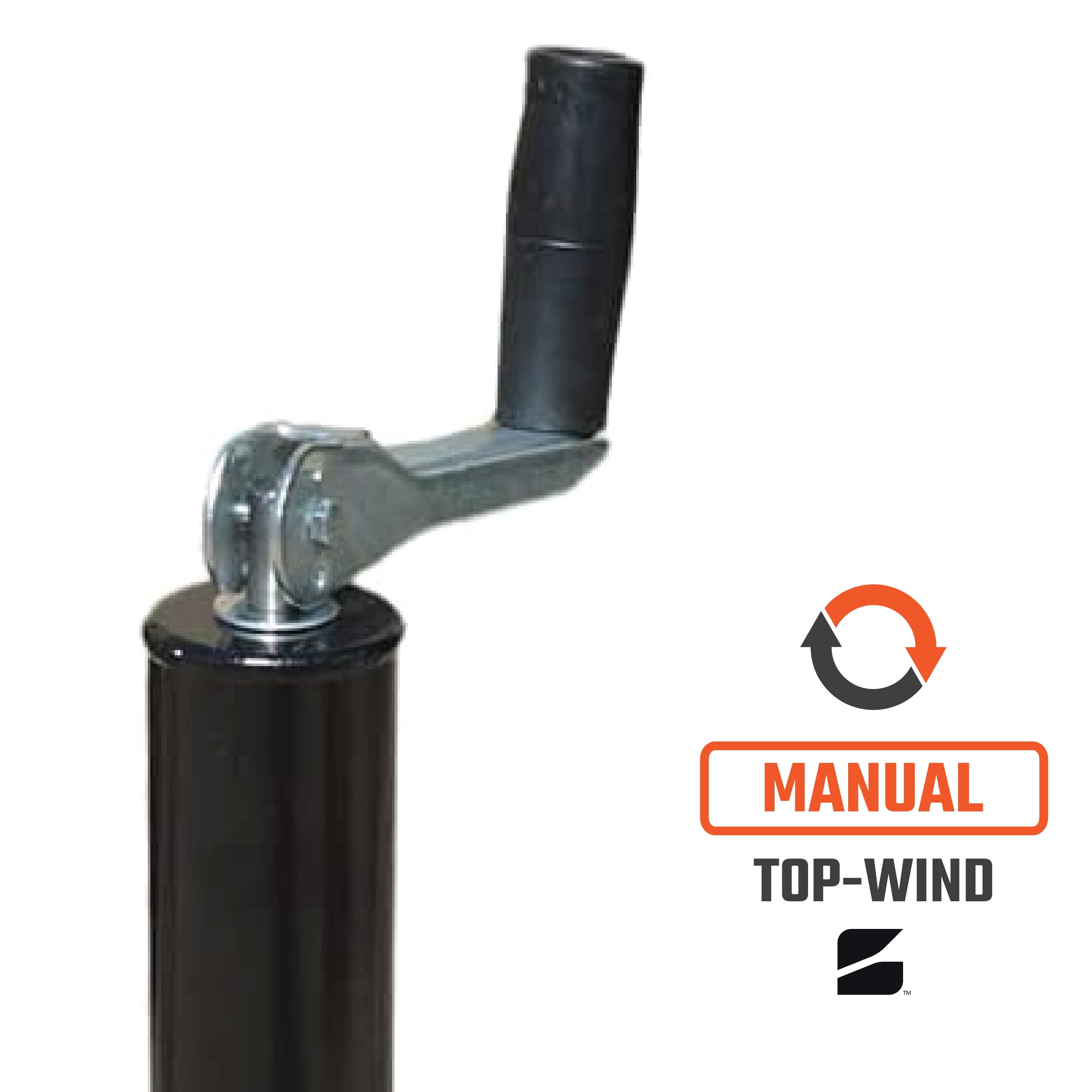 "Bastion Heavy Duty Stabilizer Trailer Jack | 5000lb Capacity | 14.8"" Travel | BJ-5000TW-1"