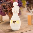 thumbnail image 7 of Grandmother & Grandchild Figurines Candle Holder Statue Birthday Gift for Grandma or Mom from Grandson Granddaughter Mother's Day Gifts, 7 of 7