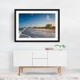 thumbnail image 2 of The Heart of Daytona Beach - Daytona Beach Florida Photography Beach Coastal Ocean Sunset Landscape Scenic Waves Black Framed Wall Art Print 12 x 16 inches, 2 of 4