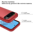 thumbnail image 4 of Entronix 3-Piece Combo Designed for Pixel 10 Pro XL, 1 Heavy Duty Triple-Layer Case & 2 Clear Screen Protector 9H Tempered Glass, Red, 4 of 7