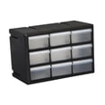 thumbnail image 3 of Organizador de cajones para guardar cosas, caja de herramientas, contenedor de baño, organizador de garaje para pernos, tornillos, piezas, álbumes de 9 cajones, 3 of 10