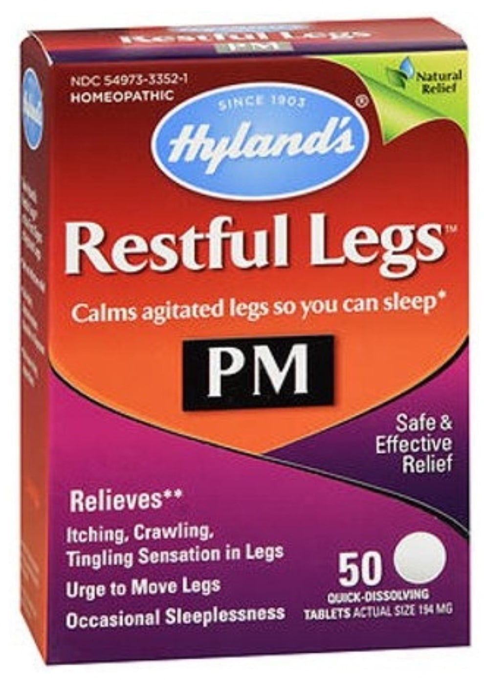 Hylands Restful Legs Safe And Effective Homeopathic Relief Quick