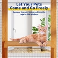 thumbnail image 4 of Akaber Large Outdoor Cat Enclosures with 7 Platforms & 2 Resting Rooms, Fir Wood Catio House with Waterproof UV Protection Roof, Indoor Outdoor Cat Furniture, 4 of 7