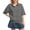 Black #42, variant on Dresfit Polo Shirts Womens Short Sleeve Button Down Golf Shirts 2026 Summer Striped Back To School T Shirts Solid Lightweight Collared Golf Graphic Tees XL