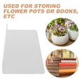 thumbnail image 3 of 2pcs Bathroom Shelf Floating Shelf Acrylic Display Shelf Wall Mounted Flowerpot Storage Rack, 3 of 11