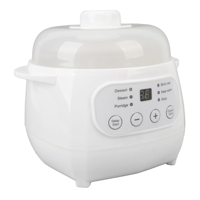 Olla Para Estofado Eléctrico, Configuración Previa, Temporizador De Cocina Para Sopa De Cerámica, Alta Eficiencia Automática Para Cocina