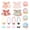 Style C, variant on Threns 12 Pcs Desk Goose Outfits Holiday Set, 7 Inch Goose Outfits Clothes, Cute Decor Accessories for Magnetic Desk Geese or Duck Statue