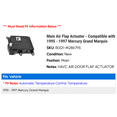 thumbnail image 2 of Main Air Flap Actuator - Compatible with 1995 - 1997 Mercury Grand Marquis 1996, 2 of 2