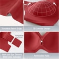 thumbnail image 5 of USEASY Wireless Bras for Women Plus Size Full Coverage Push Up Bra Comfort Seamless Bras No Underwire Everyday Bra, 5 of 6