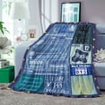thumbnail image 2 of Boys 12th Birthday Gifts Ideas, Blue Happy 12th Birthday Blanket for Boys Girls, 12 Years Old Flannel Fleece Throw Blanket, Twelfth Birthday Gifts Ideas Decor for Teen Son Grandson Nephew, 55x70 Inch, 2 of 5