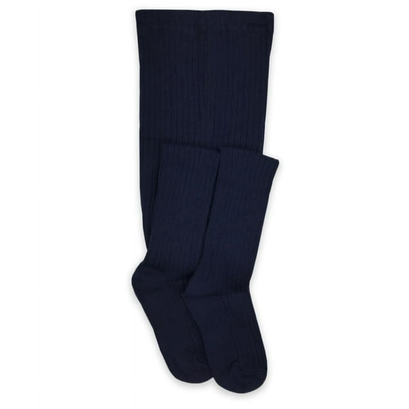 Jefferies Socks Girl's Classic Rib School Uniform Tights 1 Pair Pack