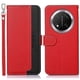 thumbnail image 1 of KHAZNEH For Honor X9c 5G Case RFID Blocking Wallet PU Leather Phone Cover - Black, 1 of 5