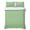 Light Avocado Green, variant on Twin Quilt Set 68''x86'', Teal Grey Ombre Lightweight Summer Bedspread Coverlet Set with 2 Pillow Shams, Turquoise Gradient Modern Abstract Art Breathable All Season Quilt Bedding for Dorm/Bedroom