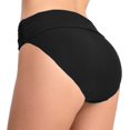 thumbnail image 4 of SURJDE Women's Bathing Suit Bottoms Full Coverage Ruched Bikini Tankini Bottom Swimsuit Brief, 4 of 5