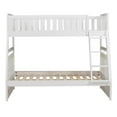 thumbnail image 4 of Lexicon Galen Transitional Wood Twin over Full Bunk Bed in White, 4 of 5