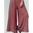 thumbnail image 1 of Pantalones anchos y holgados de algodón y lino para mujer, de estilo europeo y americano, informales, de talla grande., 1 of 6