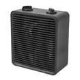 thumbnail image 2 of Sunko Black 1500W Electric 2-Speed Forced Air Heater with Adjustable Thermostat, 2 of 11