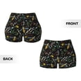 thumbnail image 5 of Lsque Wasp and Florals Pattern High Waisted Biker Shorts for Women-Tummy Control Fitness Athletic Workout Running Yoga Gym Shorts,Moisture-Wicking-Large, 5 of 9