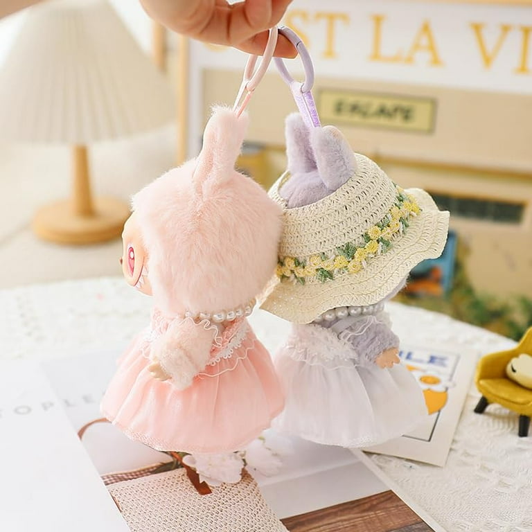labubu pink dress Labubu Dress with bow C-Pink #labubuclothes #dollclothes #dollcloset #shoppersbkk
