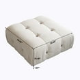 thumbnail image 3 of Sdorens Modular Sectional Sofa,L-Shaped Sofa Velvet Couch Free Combination Sofa,Ottoman for Living Room and Apartment,Beige, 3 of 6