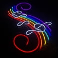 thumbnail image 3 of Glowneon Colorful Musical Note, Musical Notes LED Sign, 3 of 4