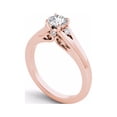 thumbnail image 2 of 1 Carat T.W. Diamond Split Shank Single Halo Engagement Ring in 14kt Rose Gold, 2 of 4