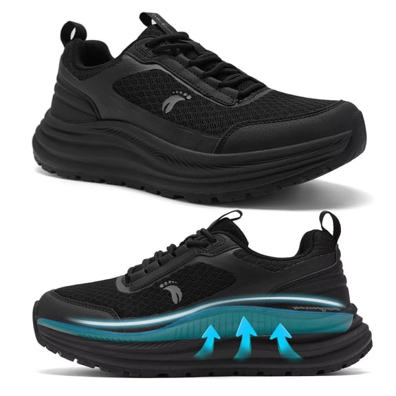 OrthoComfoot Women's Orthopedic Waterproof Trail Running Shoes, Comfortable Arch Support Athletic Sneakers, Casual Trekking Walking Shoes
