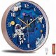 thumbnail image 3 of Silent Children's Wall Clock with Silent Movement, 12 Inch Round Non Ticking Children's Wall Clock, 3 of 4